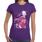 Playera Nezuko Demon Slayer Algodón Premium #267