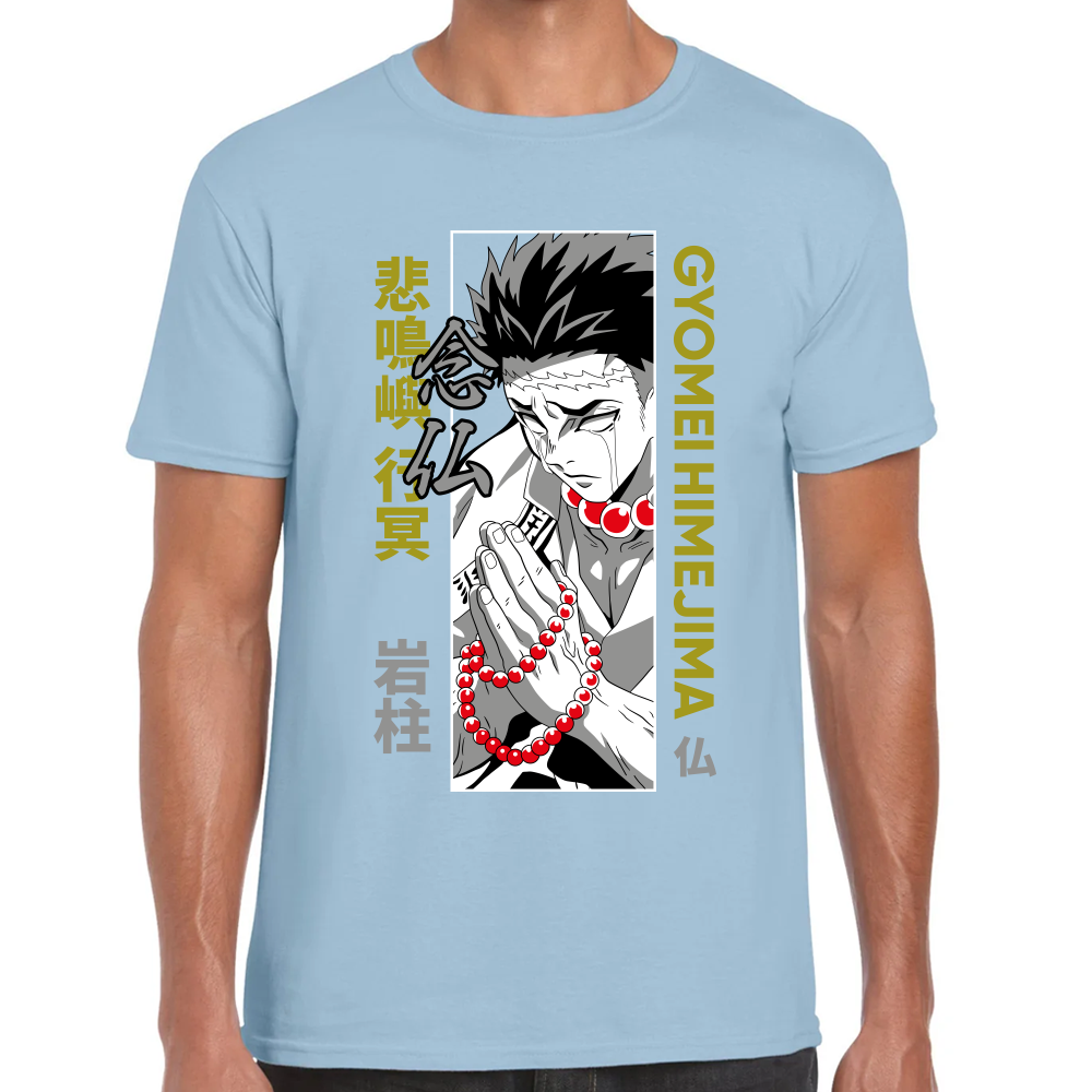 Playera Gyomei Himejima Demon Slayer Algodón Premium  #271