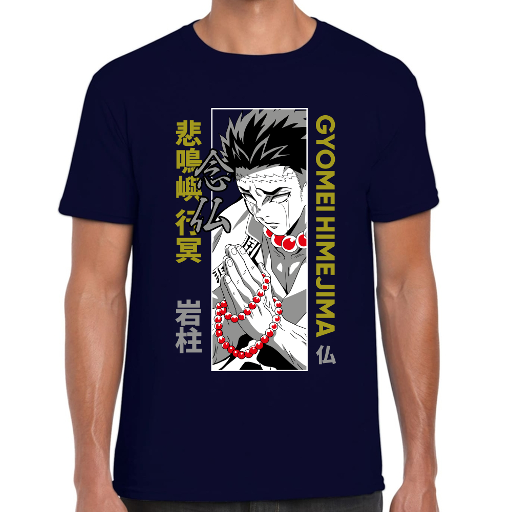 Playera Gyomei Himejima Demon Slayer Algodón Premium  #271