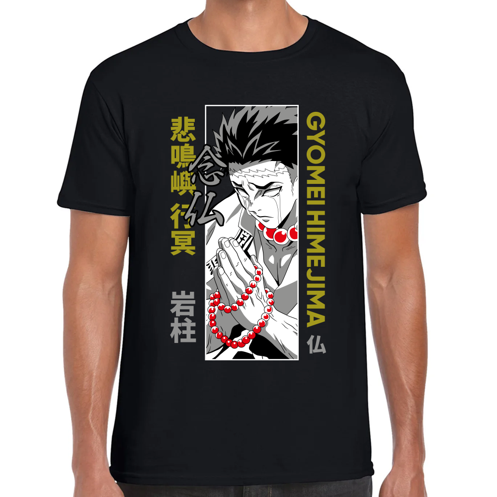 Playera Gyomei Himejima Demon Slayer Algodón Premium  #271