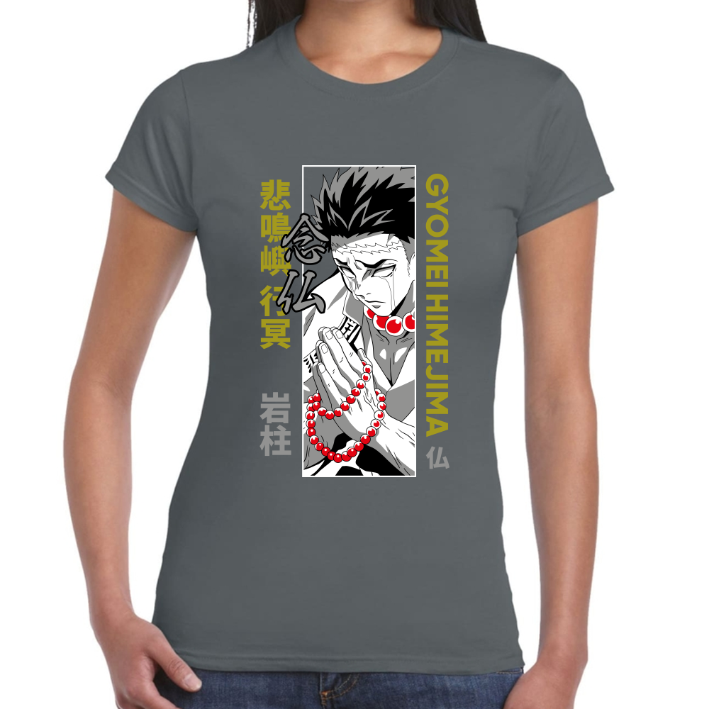 Playera Gyomei Himejima Demon Slayer Algodón Premium  #271