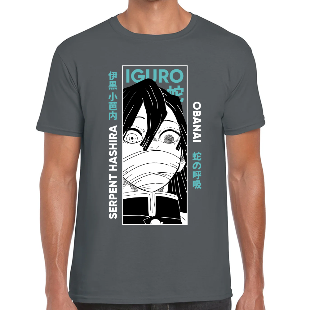 Playera Obanai Iguro Demon Slayer Algodón Premium #272