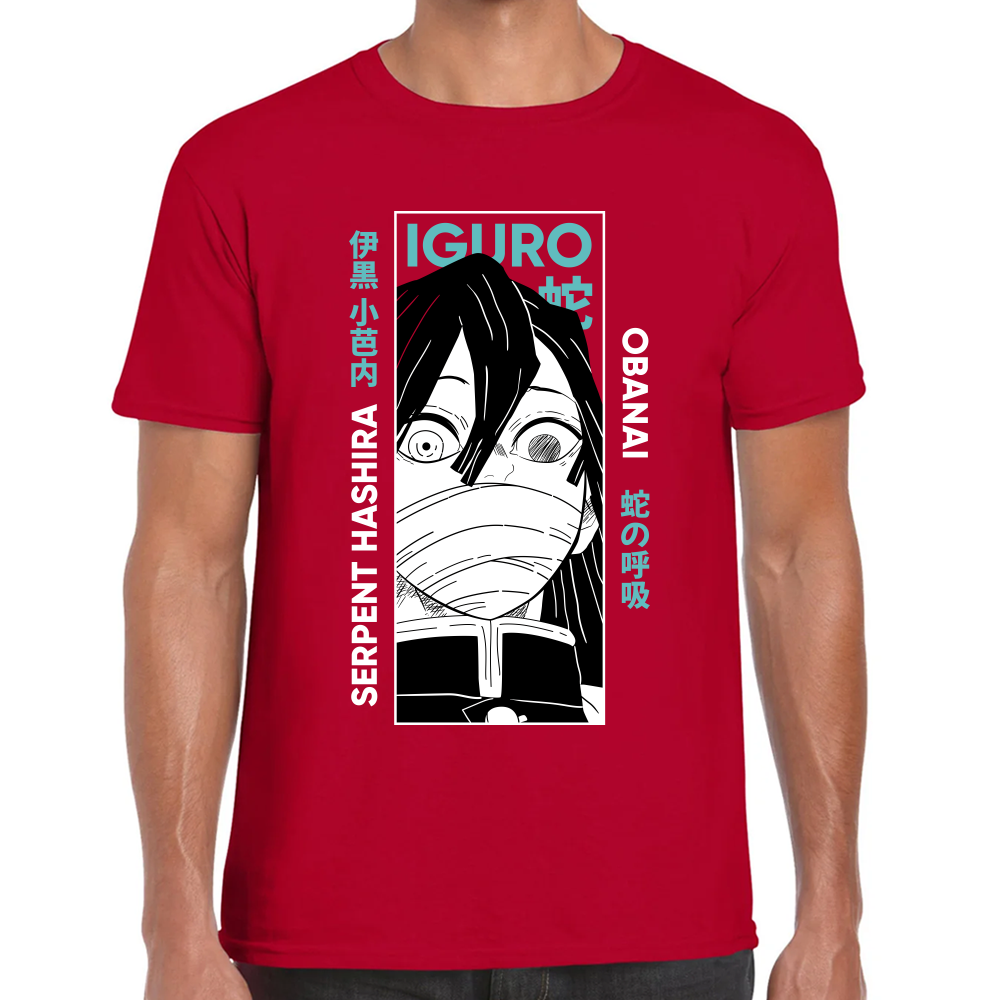 Playera Obanai Iguro Demon Slayer Algodón Premium #272