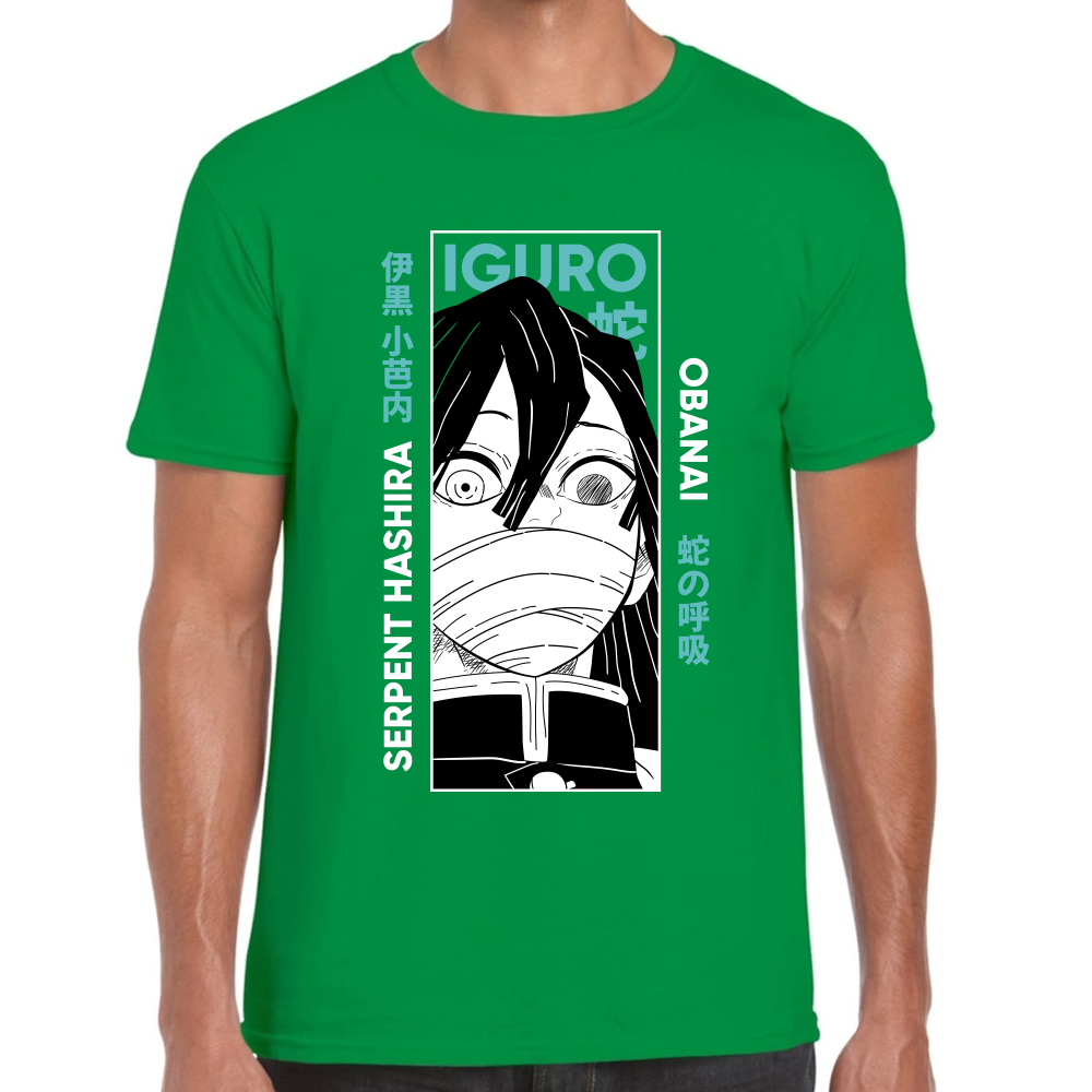Playera Obanai Iguro Demon Slayer Algodón Premium #272