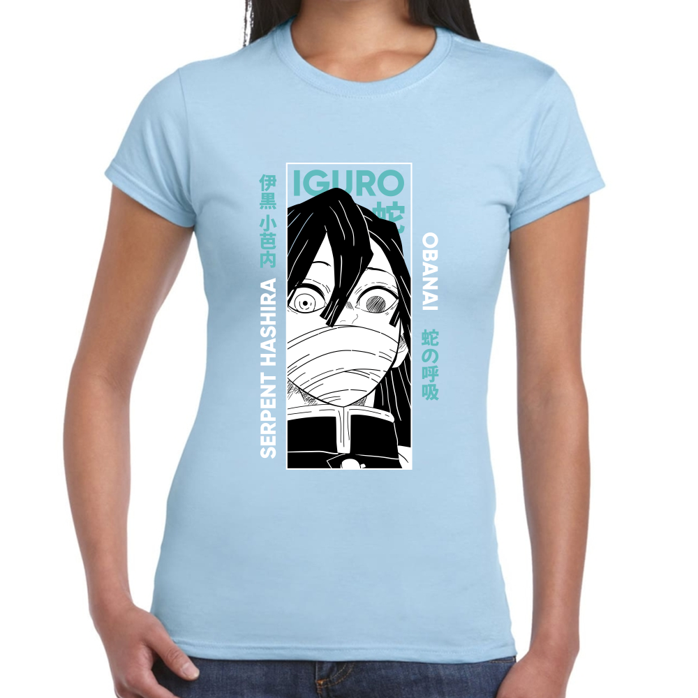 Playera Obanai Iguro Demon Slayer Algodón Premium #272