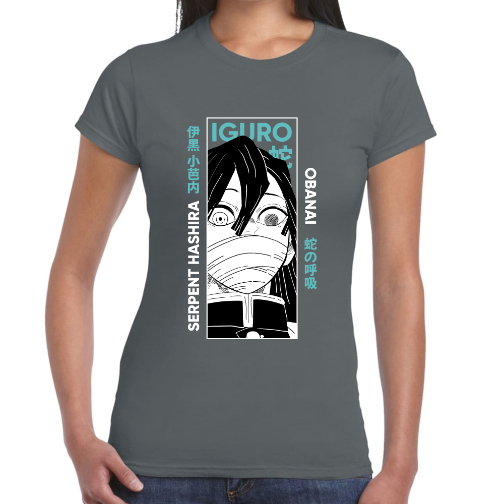 Playera Obanai Iguro Demon Slayer Algodón Premium #272