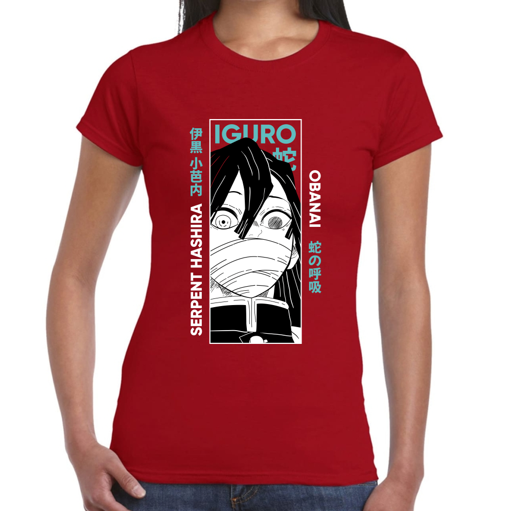 Playera Obanai Iguro Demon Slayer Algodón Premium #272