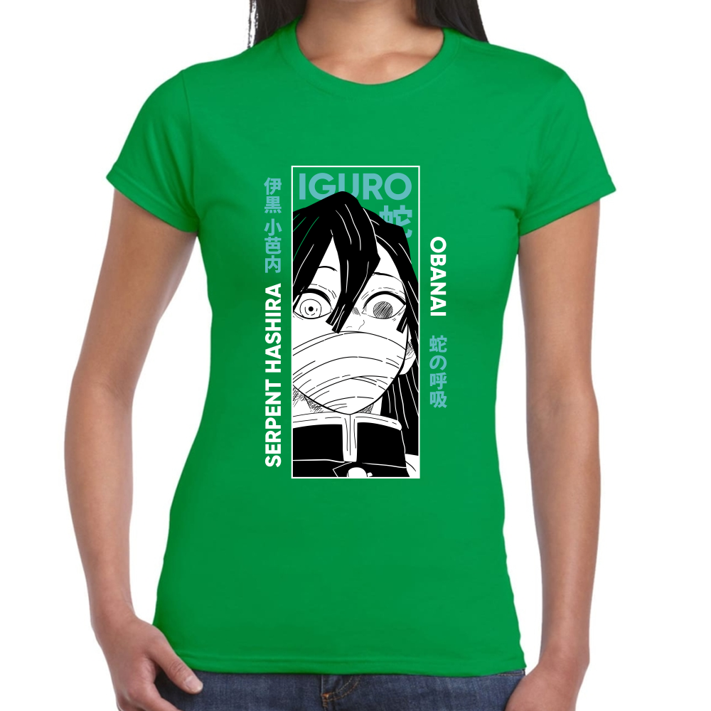 Playera Obanai Iguro Demon Slayer Algodón Premium #272