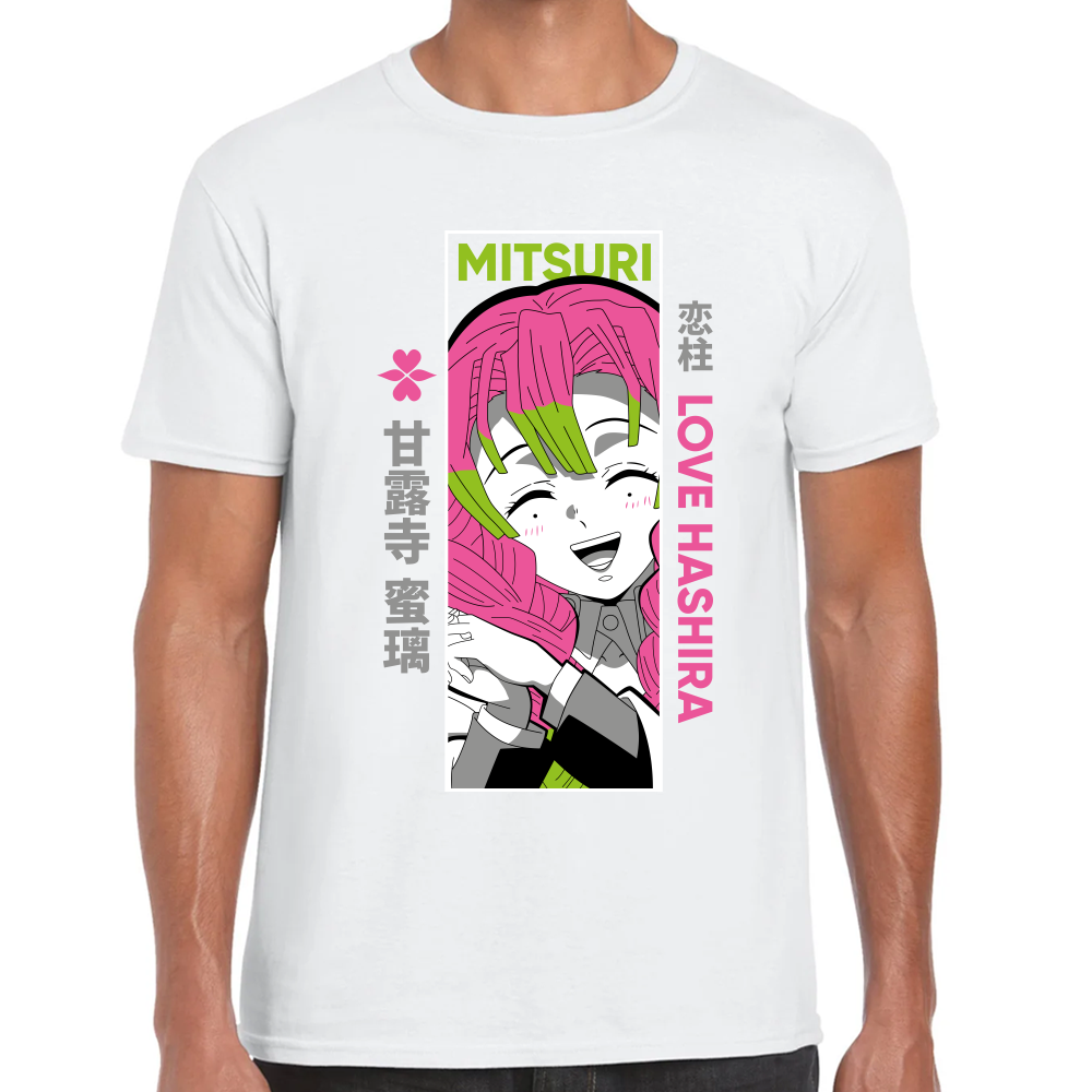Playera Mitsuri Kanroji Demon Slayer Algodón Premium #273 Imagen principal del producto