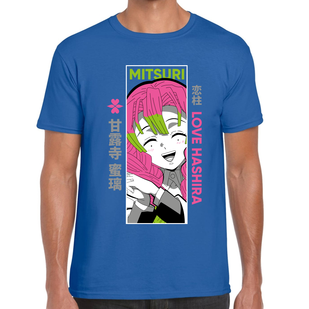 Playera Mitsuri Kanroji Demon Slayer Algodón Premium #273