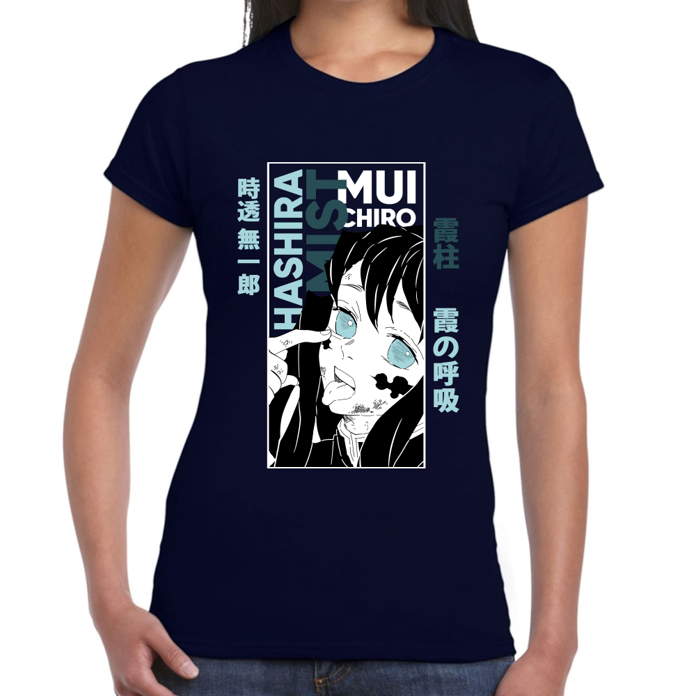 Playera Muichiro Tokito Demon Slayer Algodón Premium #274