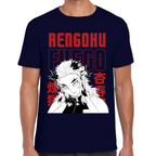 Playera Rengoku Fuego Demon Slayer Algodón Premium #275