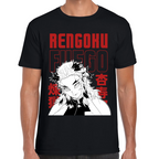 Playera Rengoku Fuego Demon Slayer Algodón Premium #275