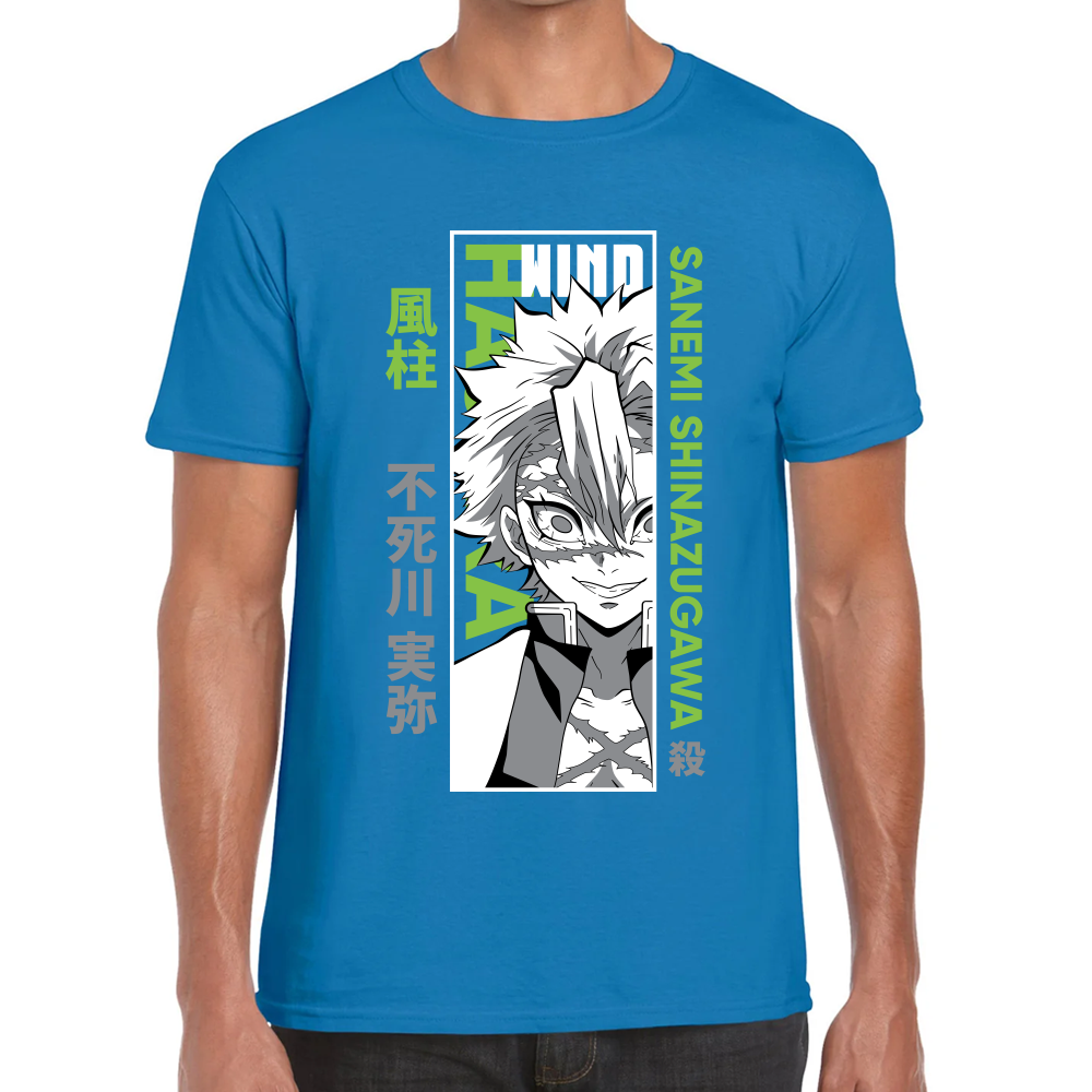 Playera Sanemi Shinazugawa Demon Slayer Algodón Premium #277