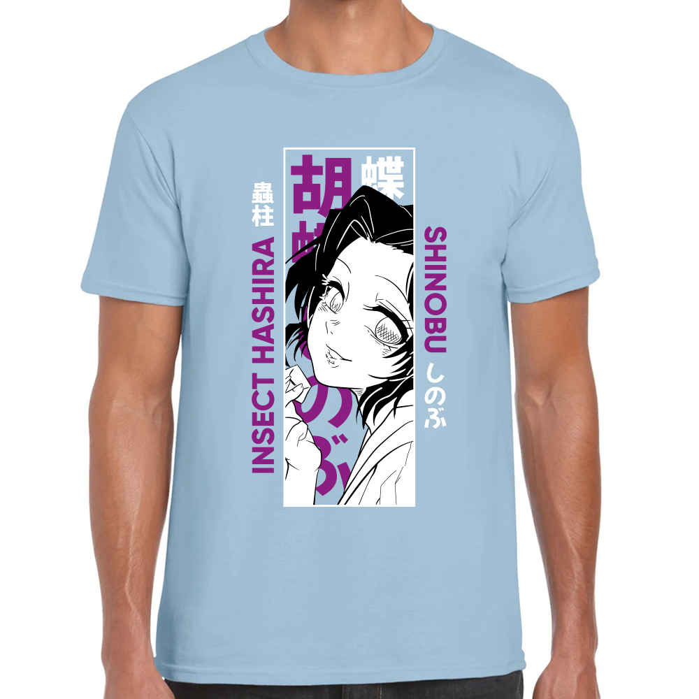 Playera Shinobu Kocho Demon Slayer Algodón Premium #278