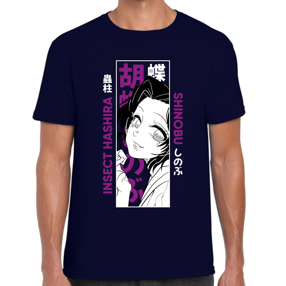 Playera Shinobu Kocho Demon Slayer Algodón Premium #278