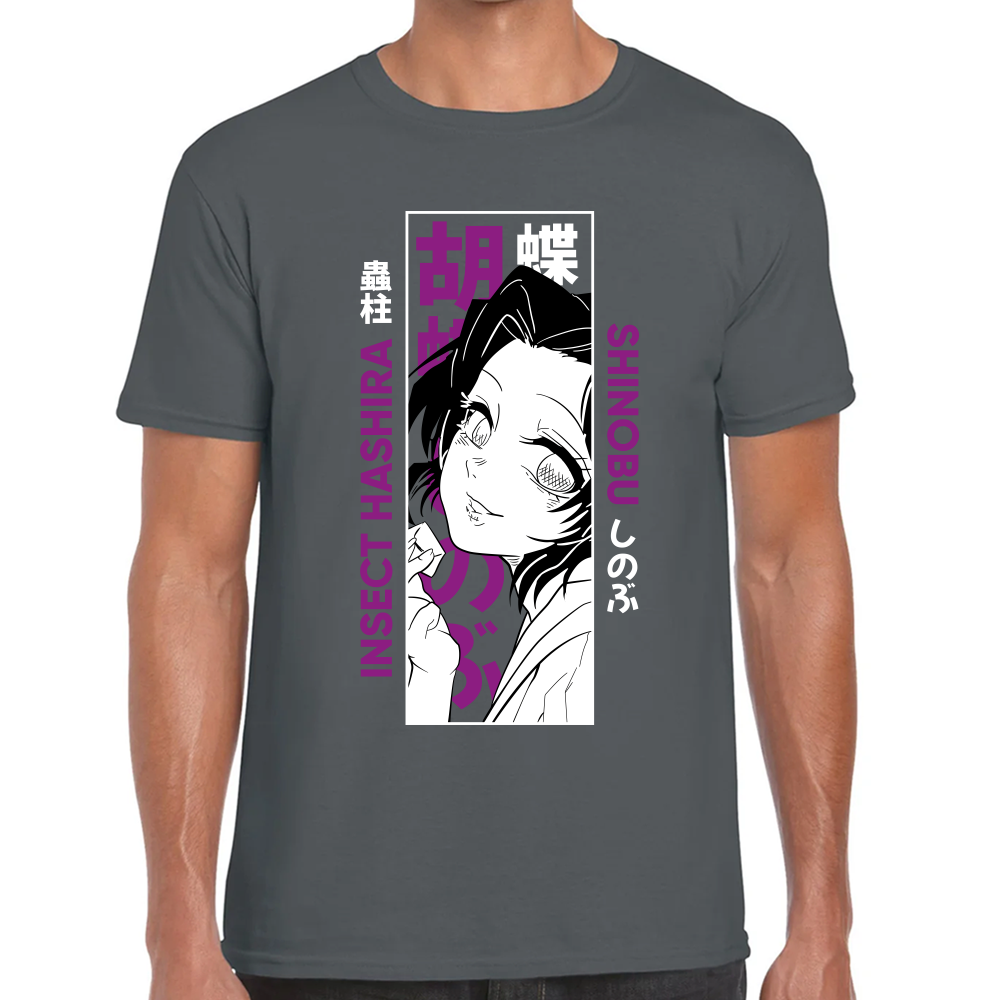 Playera Shinobu Kocho Demon Slayer Algodón Premium #278