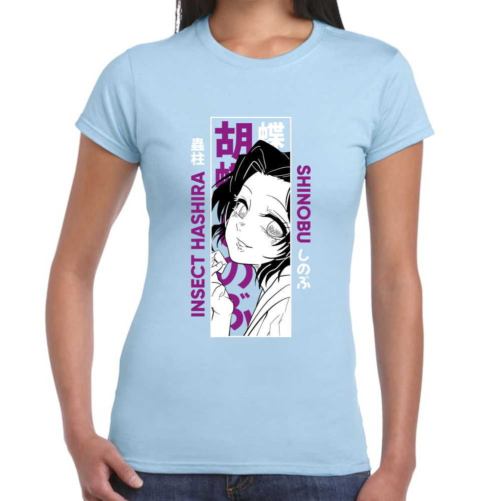 Playera Shinobu Kocho Demon Slayer Algodón Premium #278
