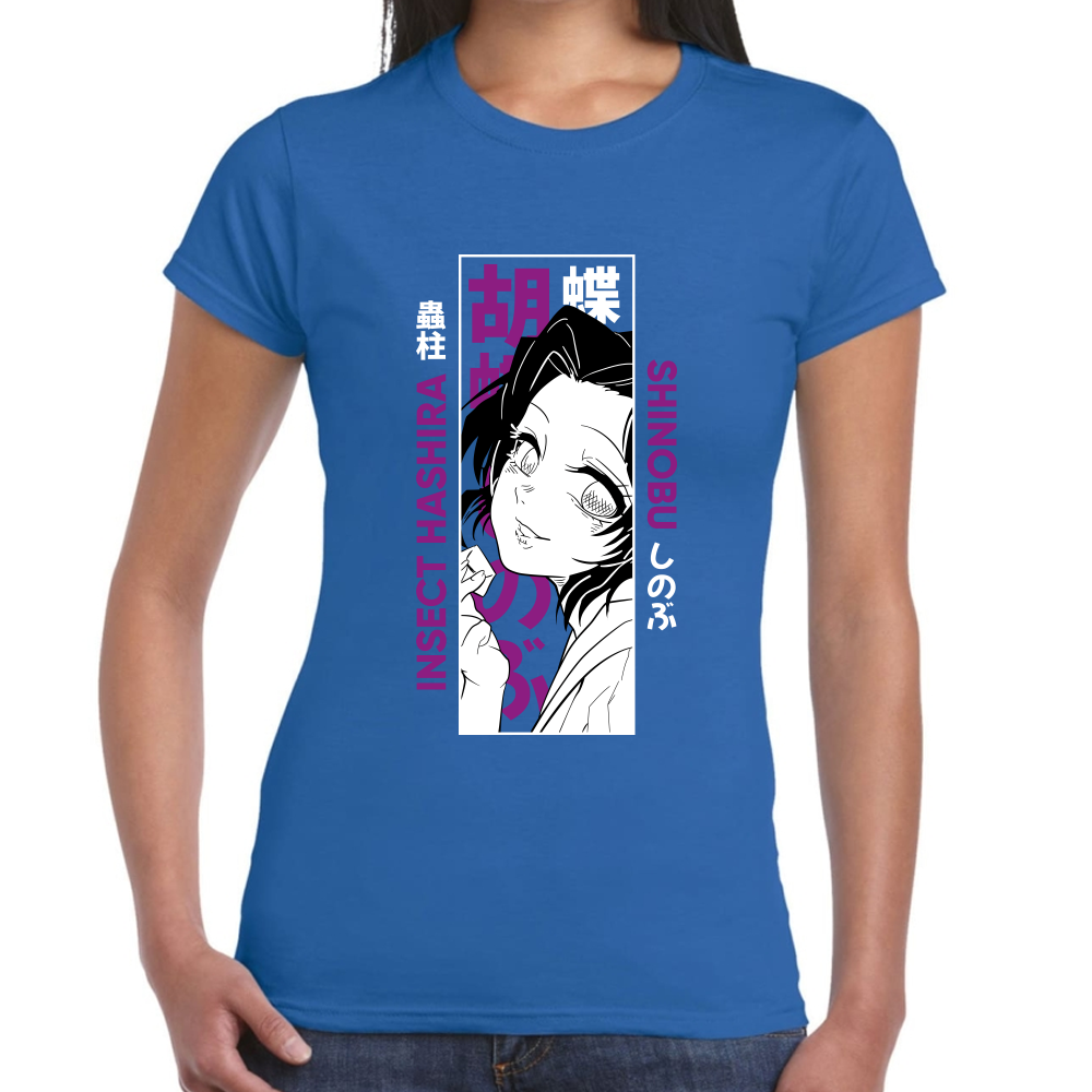 Playera Shinobu Kocho Demon Slayer Algodón Premium #278