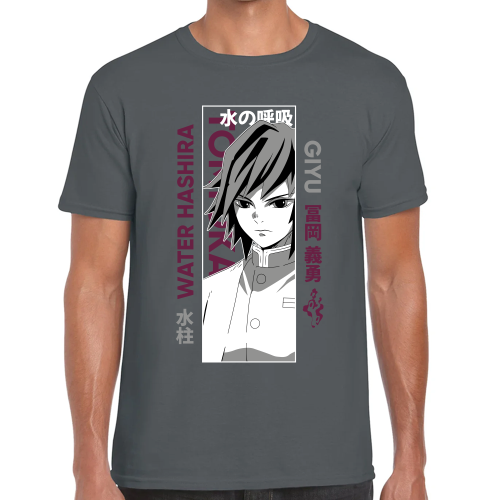 Playera Giyu Tomioka Demon Slayer Algodón Premium #279