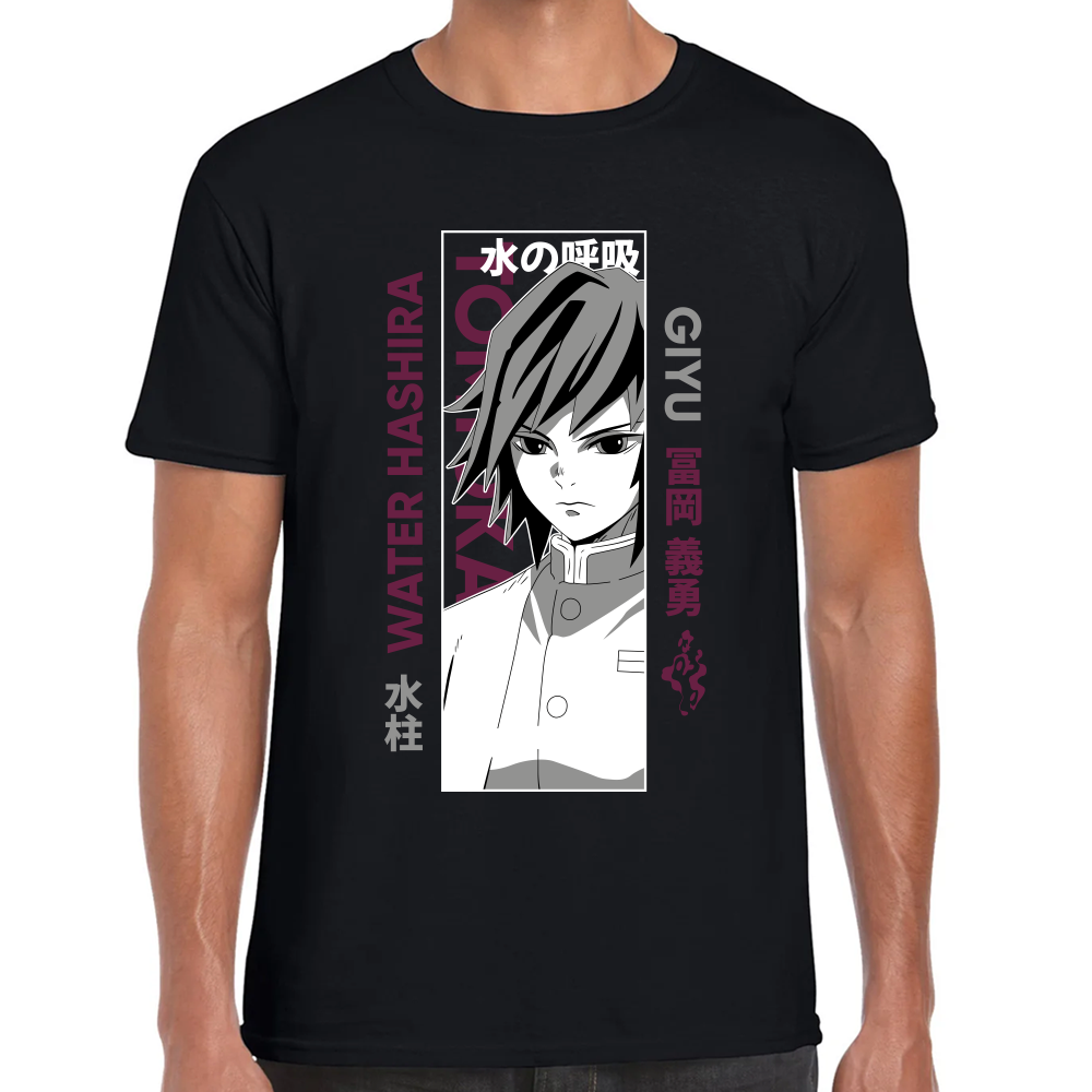 Playera Giyu Tomioka Demon Slayer Algodón Premium #279 Imagen principal del producto
