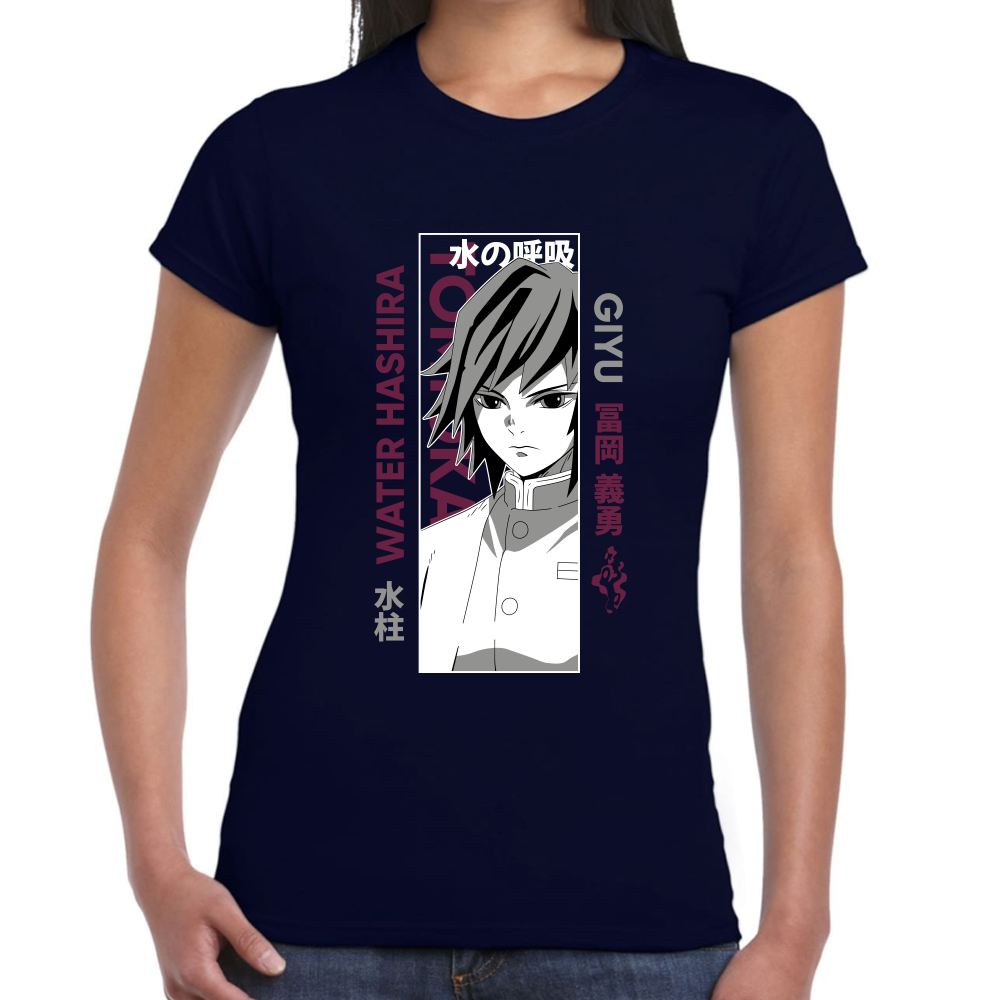 Playera Giyu Tomioka Demon Slayer Algodón Premium #279