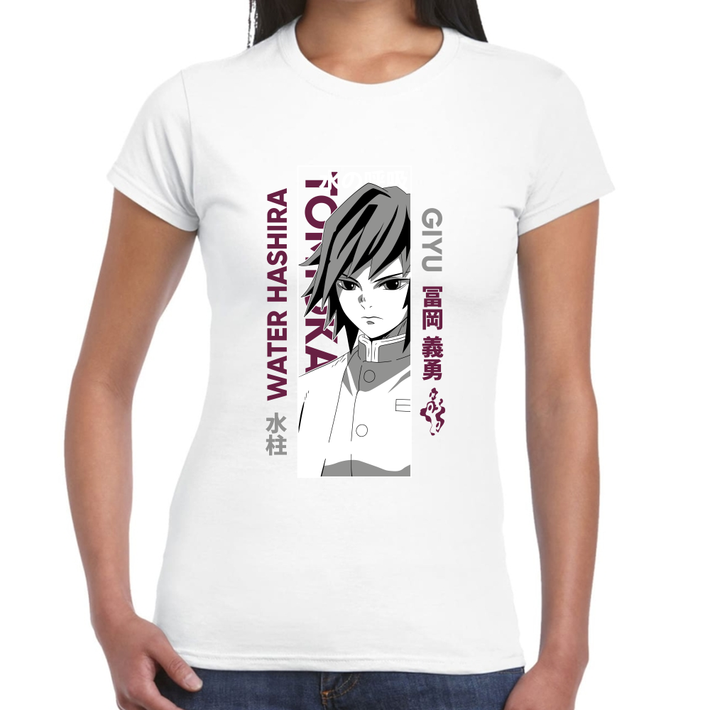 Playera Giyu Tomioka Demon Slayer Algodón Premium #279