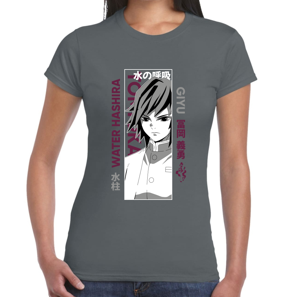 Playera Giyu Tomioka Demon Slayer Algodón Premium #279
