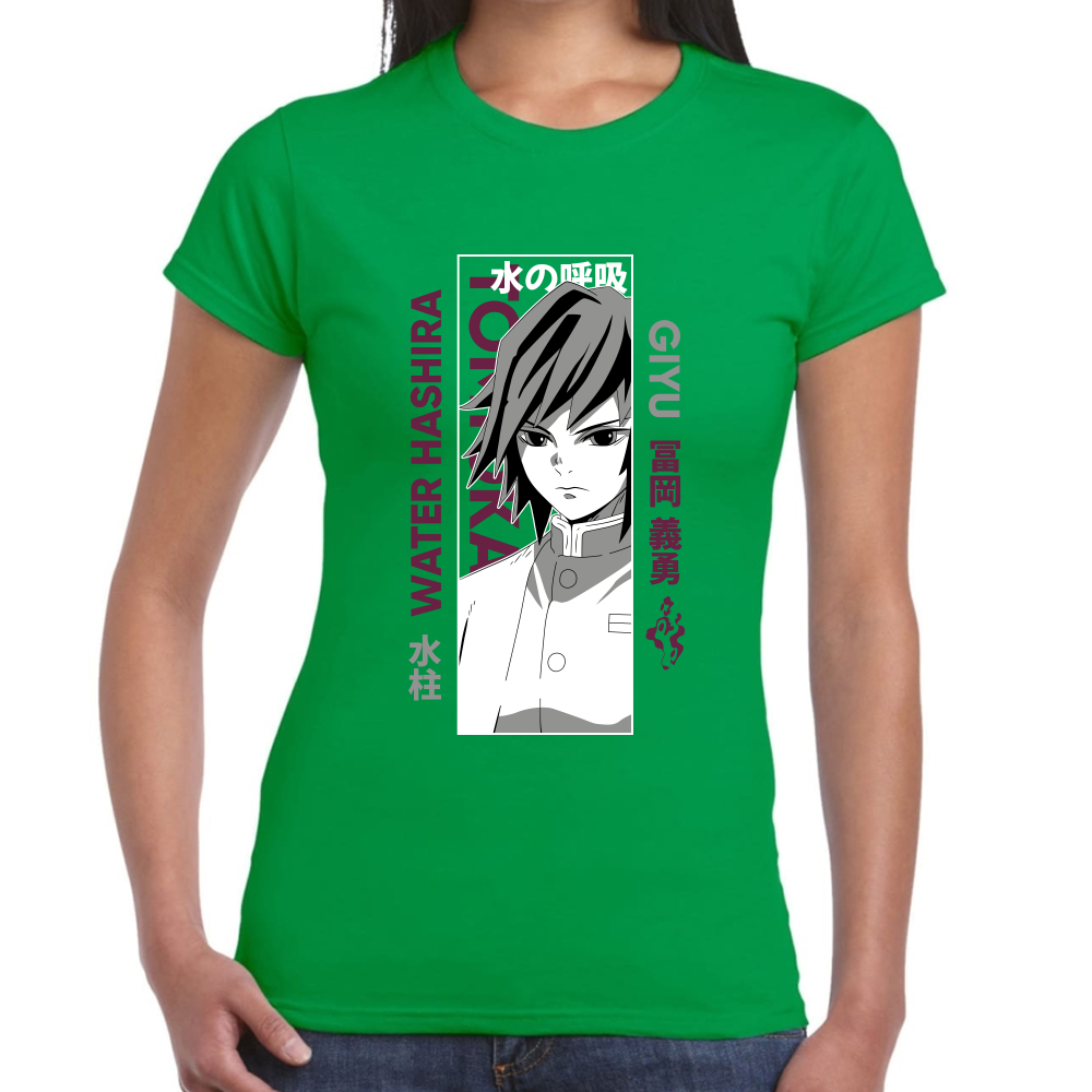 Playera Giyu Tomioka Demon Slayer Algodón Premium #279