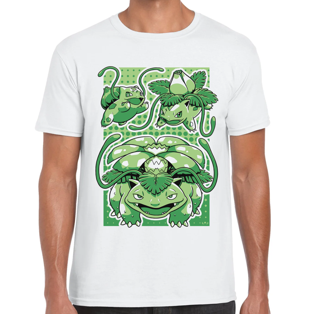 Playera Bulbasaur Pokemon Algodón Premium #282 Imagen principal del producto