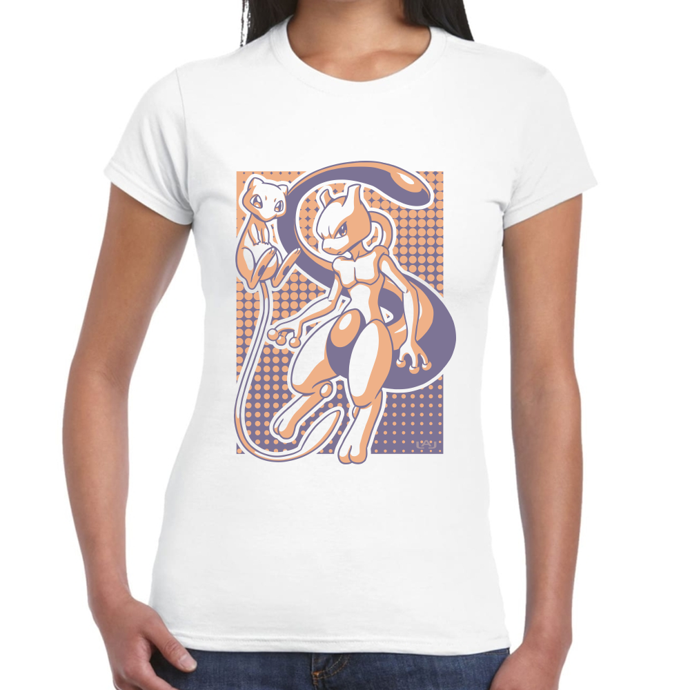 Playera Mewtwo Pokemon Algodón Premium #284