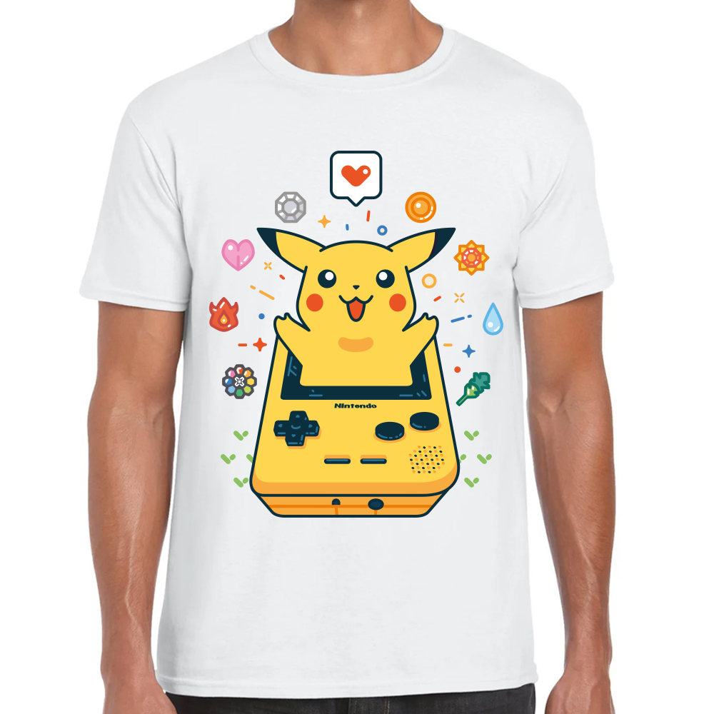 Playera Pikachu Pokemon Algodón Premium #285