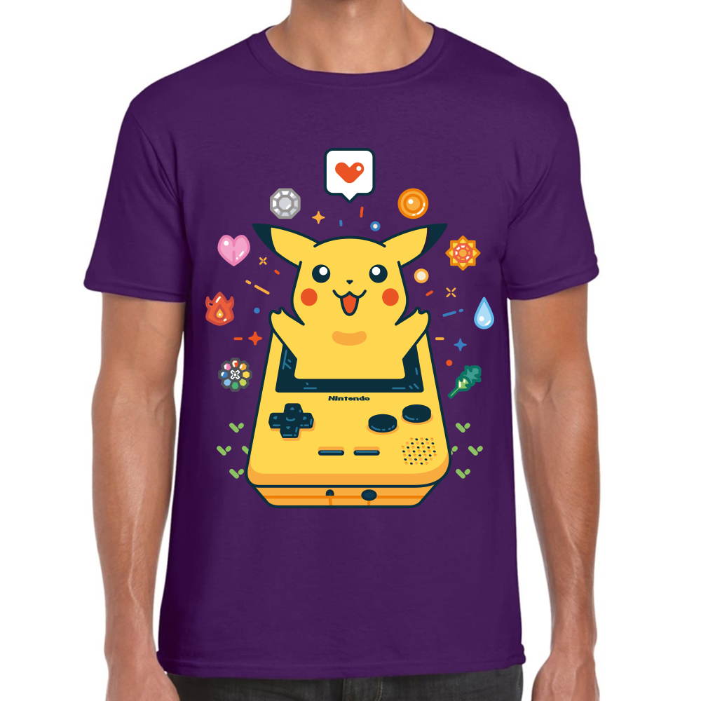 Playera Pikachu Pokemon Algodón Premium #285