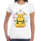 Playera Pikachu Pokemon Algodón Premium #285