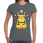Playera Pikachu Pokemon Algodón Premium #285