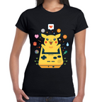 Playera Pikachu Pokemon Algodón Premium #285