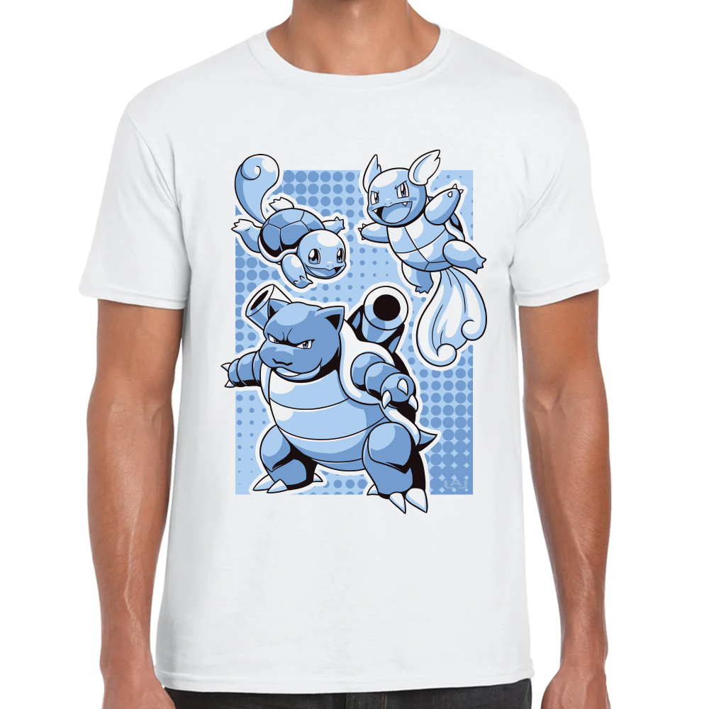Playera Blastoise Pokemon Algodón Premium #286