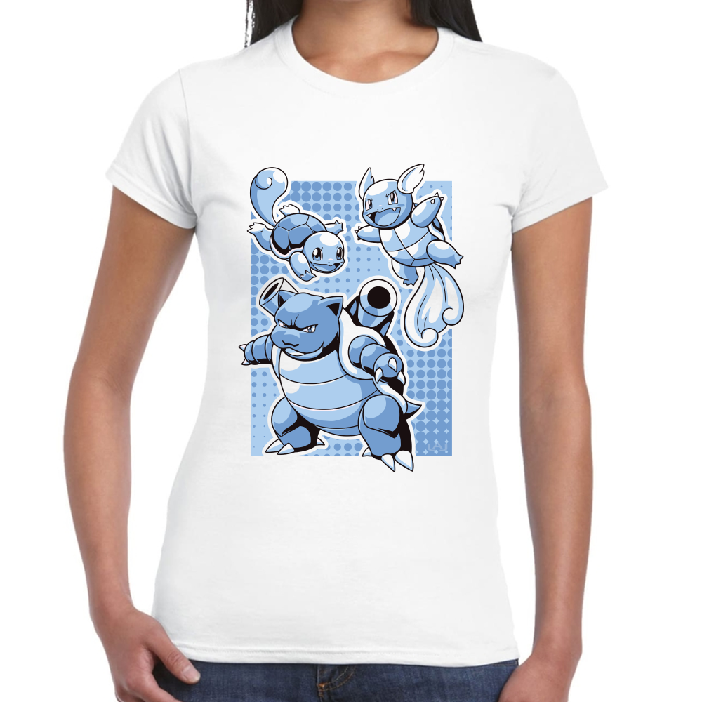 Playera Blastoise Pokemon Algodón Premium #286