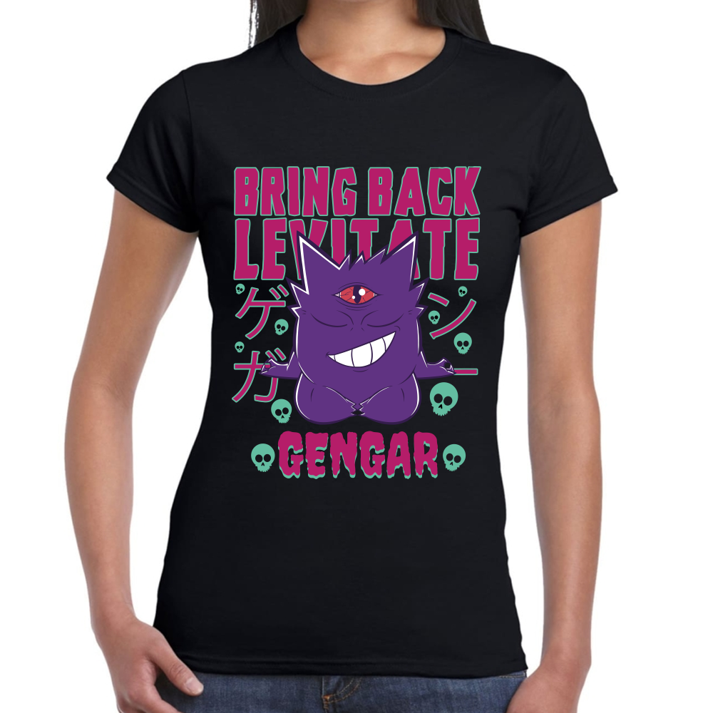 Playera Gengar Pokemon Algodón Premium #289 Imagen secundaria del producto