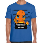 Playera Charmader Arson Pokemon Algodón Premium #291
