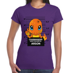 Playera Charmader Arson Pokemon Algodón Premium #291