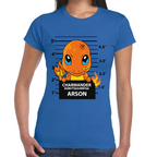 Playera Charmader Arson Pokemon Algodón Premium #291