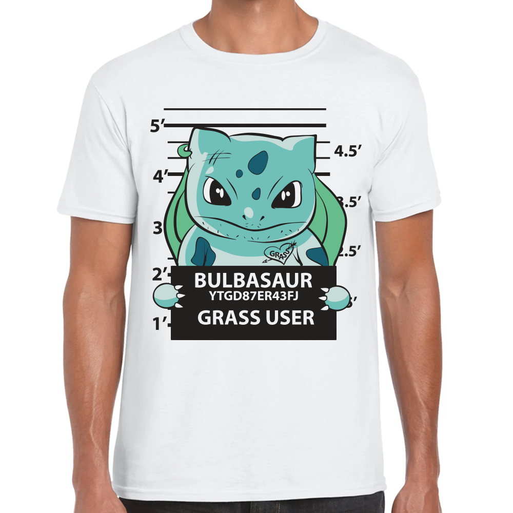 Playera Bulbasaur Pokemon Algodón Premium #292