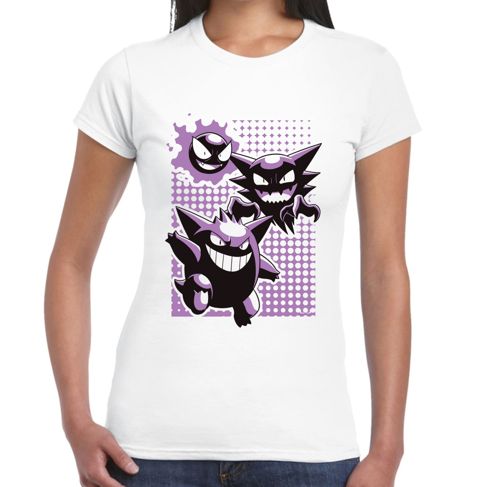 Playera Gengar Pokemon Algodón Premium #296