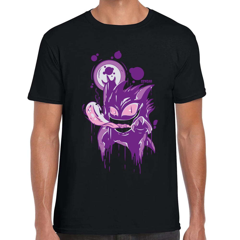 Playera Gengar Pokemon Algodón Premium #297