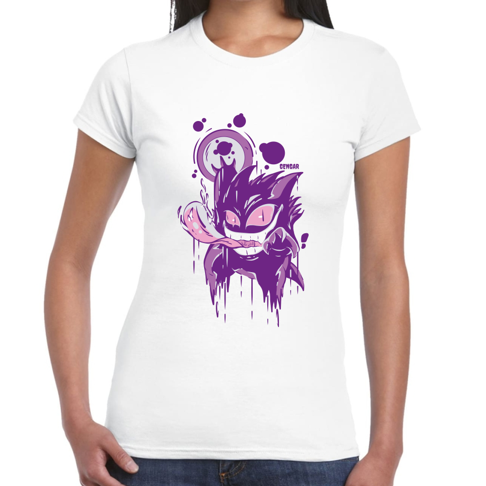Playera Gengar Pokemon Algodón Premium #297