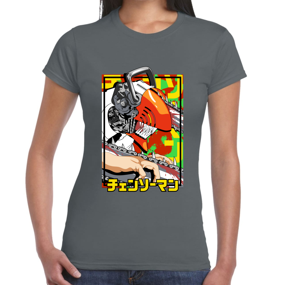 Playera Chainsaw Man Algodón Premium #300