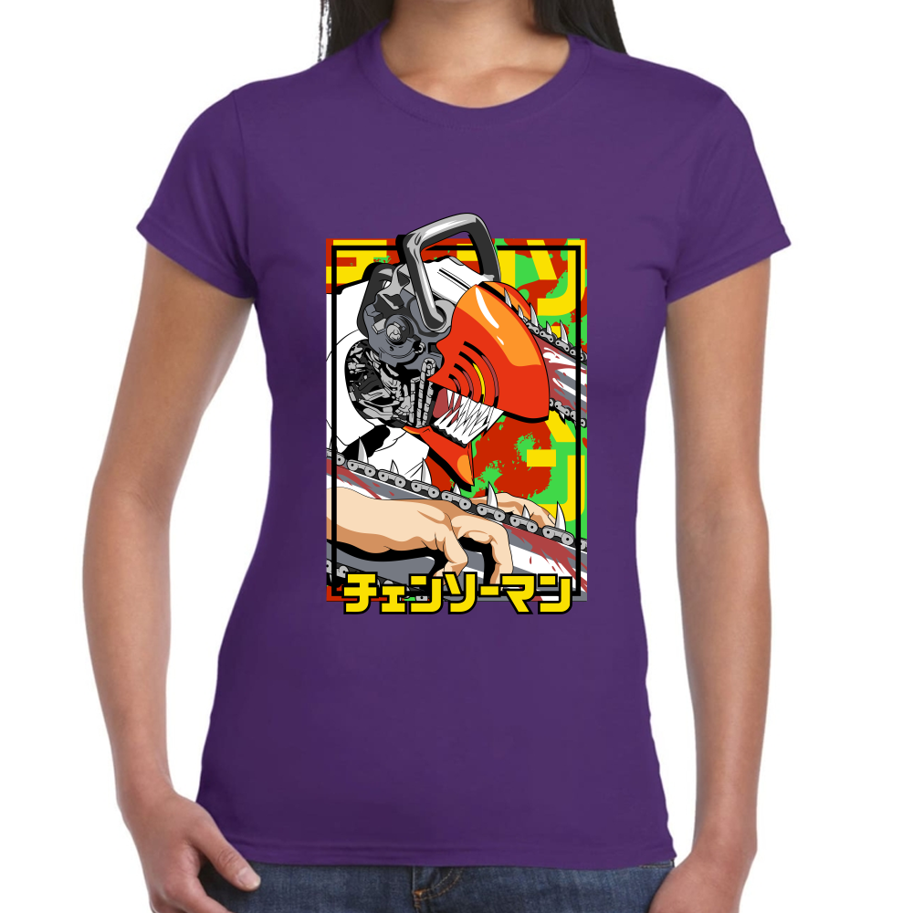 Playera Chainsaw Man Algodón Premium #300