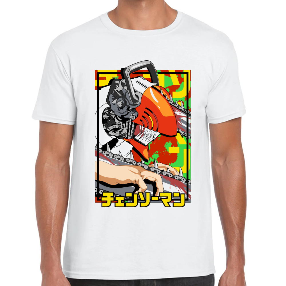 Playera Chainsaw Man Algodón Premium #300