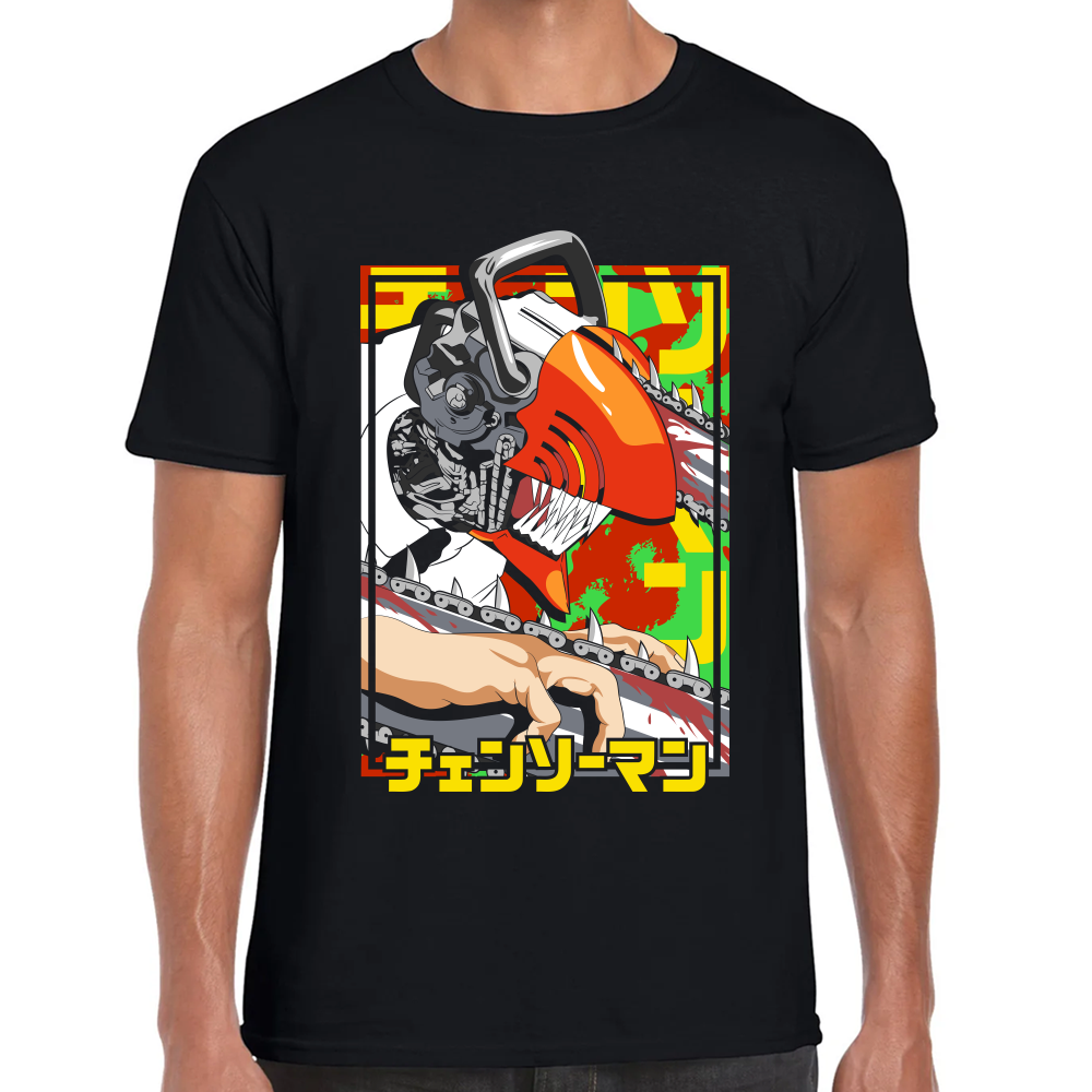 Playera Chainsaw Man Algodón Premium #300 Imagen principal del producto